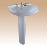 Supreme Pedestal Bathroom Sink Combination Set