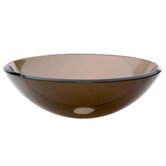 Translucence&trade; Transparent Glass Vessel Sink