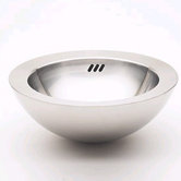 Simply Stainless 15.5" Double Walled Vessel Sink with Overflow
