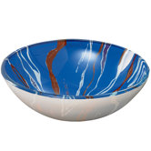 Translucence&trade; Swirl Tempered Glass Vessel