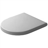Starck 3 Toilet Seat and Cover with Stainless Hinges
