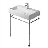 Vero Wide Washbasin with Overflow and Metal Console
