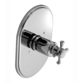 818 Series 0.75" Thermostatic Mixing Faucet Shower Faucet Trim Only with Cross Handle