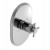 New Haven 0.75" Thermostatic Mixing Faucet Shower Faucet Trim Only with Cross Handle