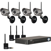 8 Channel Security DVR with 4 Digital Wireless Camera