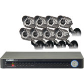 16 Channel DVR with 8 HDMI Security Camera