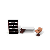 Maison Collection Modern Dollhouse Office Furniture