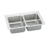 Pacemaker Gourmet 33" x 21.25" Double Bowl Sink Set
