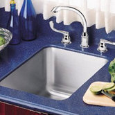 Lustertone 15" x 19" Stainless Steel Undermount Sink Set