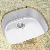 Lustertone 21" x 18" Undermount Single Bowl Sink Set