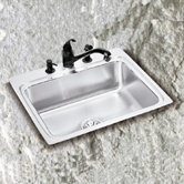 Lustertone 15" x 17.5"  Spacious Single Bowl Sink