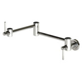 Ella Double Handle Wall Mount Pot Filler Faucet