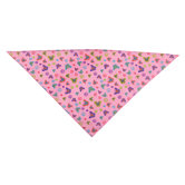Butterfly Garden Dog Bandana in Pink