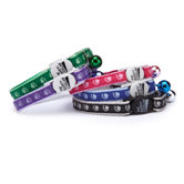 Kitty Two Tone Paw Print Cat Collar