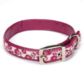 Vibrant Leopard Dog Collar