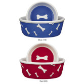 Blue Ribbon Bone Dog Dish