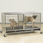 Modular Pet Cage in Stainless Steel