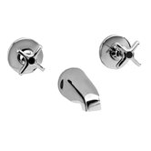 Commander Double Handle Wall Mount Tub Spout