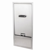 Eyesaver Wall Mounted Recessed Stainless Steel Cabinet with Aerated Eye / Face Wash and Drain Pan