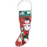 Doggie Delight Holiday 14" Stocking Snowman