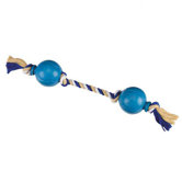 Tug Tossers Double Ball Dog Toy