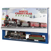 Large "G" Scale White Christmas Train Set