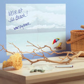 At The Beach Dry Erase - 2 Sheet Vinyl Peel and Stick