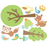 Animal Tales Peel and Stick Wall Stickers