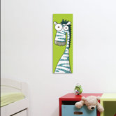 Canvas Zebra Wall Decal