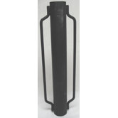 24" D Post Driver in Black