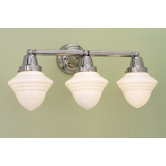 Bradford Schoolhouse Three Light Bath Vanity