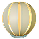 Pique One Light Table Lamp in Metallic Silver