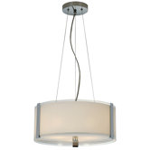 Apollo 3 Light Large Drum Foyer Pendant