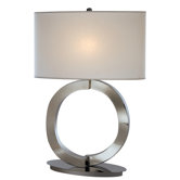 Infinity Table Lamp in Polished Chrome
