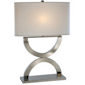Echo Table Lamp in Polished Chrome