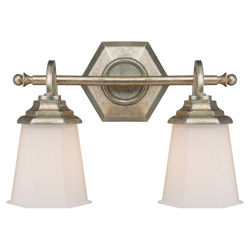 Fifth Avenue 2 Light Bath Vanity in Winter Gold