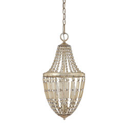Fifth Avenue 2 Light Foyer Pendant in Winter Gold