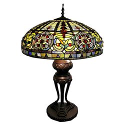 Classic Fan Boasts Table Lamp in Bronze