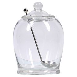 Elegant Jar and Ladle Set
