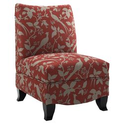 Donovan Bardot Chair in Crimson