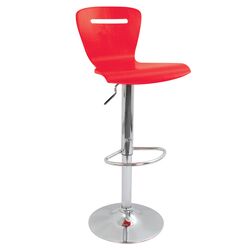 H2 Adjustable Barstool in Red