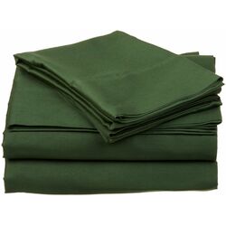 4 Piece Egyptian Cotton Sheet Set in Green