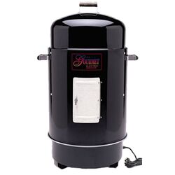 Gourmet Electric Smoker & Grill in Black