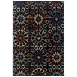 Lee Blue Floral Rug Lee Blue Floral Rug