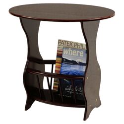 Magazine End Table in Cherry