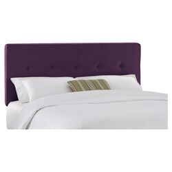 Tufted Headboard in Purple