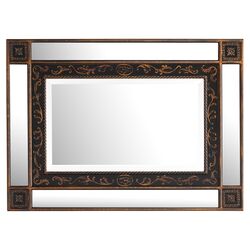 Curtis Mirror in Black & Gold