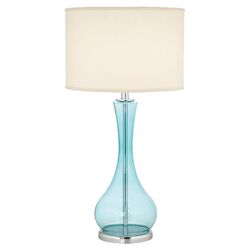 Kythira Table Lamp in Teal Blue