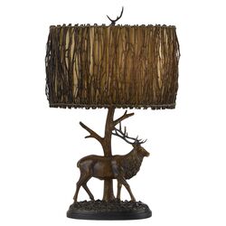 Woodland Table Lamp in Brown