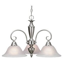 Sinatra 3 Light Chandelier in Pewter